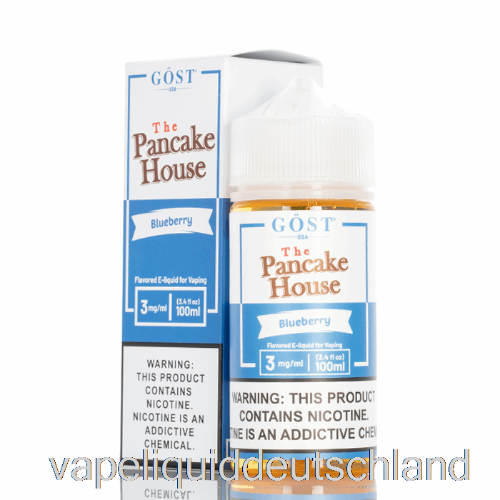 Blueberry – The Pancake House – Gost Vapor – 100 Ml, 3 Mg Vape Deutschland